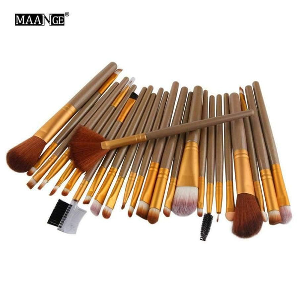 Planet Gates 25 Pcs/Set Makeup Brush Set Tools Make-up Toiletry Kit Make Up Brush Set