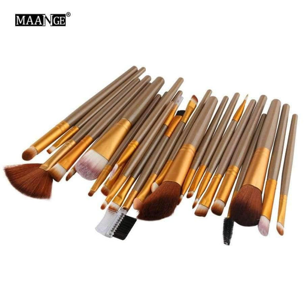 Planet Gates 25 Pcs/Set Makeup Brush Set Tools Make-up Toiletry Kit Make Up Brush Set