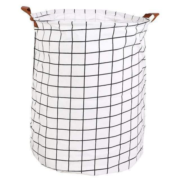 Foldable Closure Laundry Basket Large Capacity Bag Bins Kids Toy Buckets Clothes Organizer Storage Hamper Cotton Linen