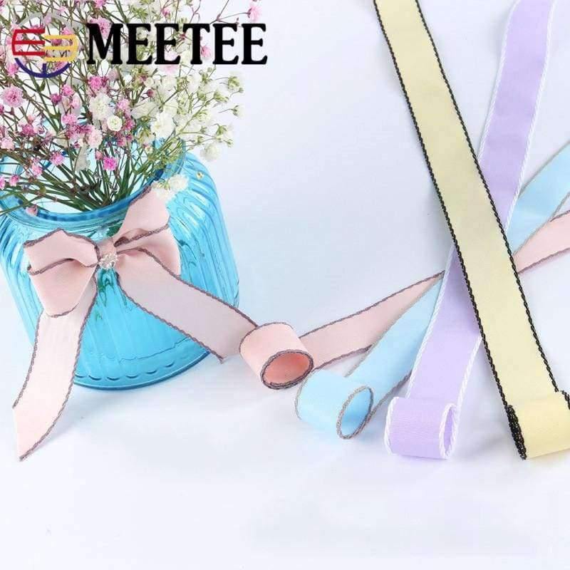 Planet Gates 25 Yards Ribbon Garment Sewing Accessories DIY Decorative Art Craft Gift Baking Many colors