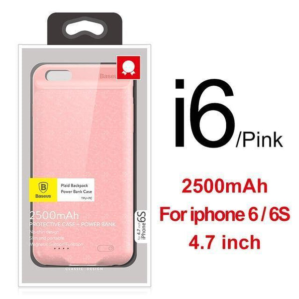 Planet Gates 2500 P For iPhone 6 / China Baseus Battery Charger Case For iPhone 6 6s Plus 3650mAh Power Bank Case Ultra Slim External Pack Backup For iPhone 6plus 6splus