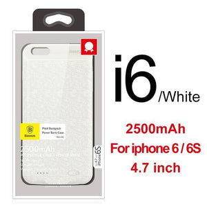 Planet Gates 2500 W For iPhone 6 / China Baseus Battery Charger Case For iPhone 6 6s Plus 3650mAh Power Bank Case Ultra Slim External Pack Backup For iPhone 6plus 6splus