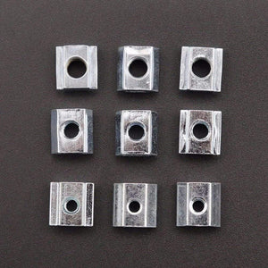 250pcs Aluminum Extrusion Profile 2020 Series T Slot Slide in Nut, T Slot 6mm Drop in Nut Assortment Kits