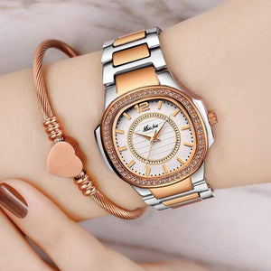 Planet Gates 2549-1 Watch Women Quartz Watches Ladies Top Brand Luxury Stainless Steel Female Wrist Watch Girl Golden Clock Hours