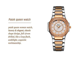 Planet Gates 2549-1 Watch Women Quartz Watches Ladies Top Brand Luxury Stainless Steel Female Wrist Watch Girl Golden Clock Hours