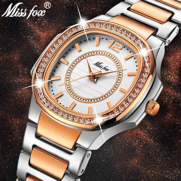 Planet Gates 2549-1 Watch Women Quartz Watches Ladies Top Brand Luxury Stainless Steel Female Wrist Watch Girl Golden Clock Hours