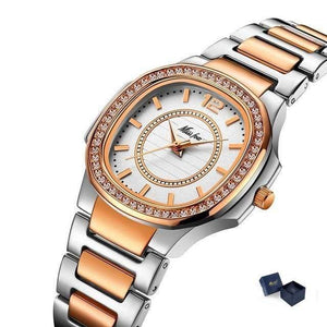 Planet Gates 2549-4 Watch Women Quartz Watches Ladies Top Brand Luxury Stainless Steel Female Wrist Watch Girl Golden Clock Hours