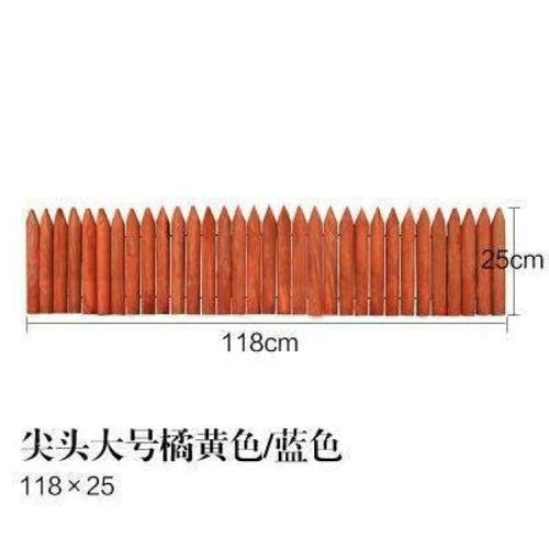 Planet Gates 25cm 1 20/25/30cm Wooden pile fence Garden wood fence Balcony courtyard decoration Flowerbed wood Small fence Natural anti-corrosion