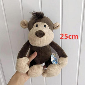 Planet Gates 25cm / 1 25cm Soft Animal World Plush Toys Lion Elephant Fox Raccoon Giraffe Forest Animals Appease Playmate Calm Doll Christmas Gifts