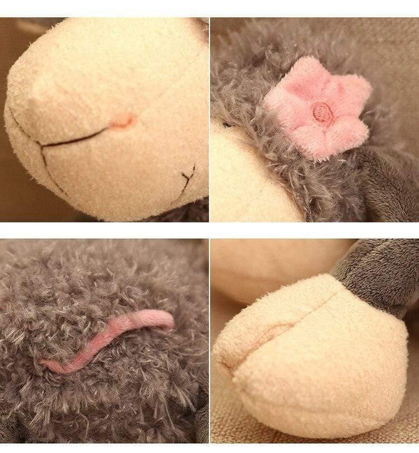 25cm/35cm/50cm/80cm Germany Jolly Flower Sheep Beautiful Plush Toy Doll For Birthday Gift 1pcs