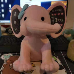 Planet Gates 25cm / Cusomt Pink Elephant Plush Toys Baby Room Decorative Stuffed Dolls for Slepping 25cm Kawaii Animal Child Kids Plushiies Toy Pink Grey Doll
