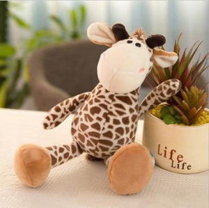 Planet Gates 25cm / deer 25/35cm Popular Forest Animals Stuffed Doll Plush Kids Giraffe Elephant Monkey Lion Tiger Plush Animal Toys Birthday Gifts