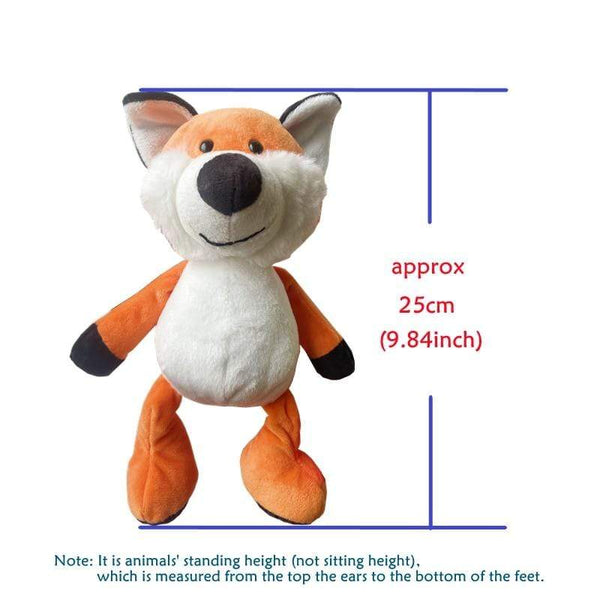 Planet Gates 25cm Forest Animals Stuffed Plush Doll Toys Kids Giraffe Elephant Monkey Lion Tiger Plush Animal Toys Children Birthday Gifts