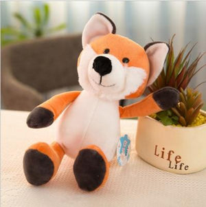 Planet Gates 25cm / fox 25/35cm Popular Forest Animals Stuffed Doll Plush Kids Giraffe Elephant Monkey Lion Tiger Plush Animal Toys Birthday Gifts