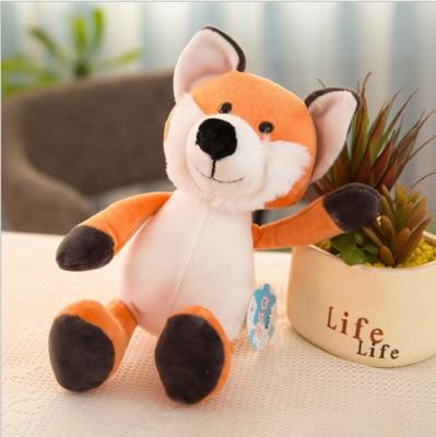 Planet Gates 25cm / fox 25/35cm Popular Forest Animals Stuffed Doll Plush Kids Giraffe Elephant Monkey Lion Tiger Plush Animal Toys Birthday Gifts