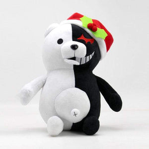 Planet Gates 25CM Monokuma b Dangan Ronpa Super Danganronpa 2 Monokuma Black & White Bear Plush Toy Soft Stuffed Animal Dolls Birthday Gift for Children