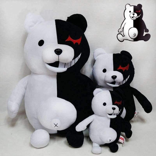Planet Gates 25CM Monokuma Pink&White Monomi Rabbit Plush Toys Arrival Danganronpa: Trigger Happy Havoc Bear Rabbit Dangan Ronpa Monokuma Doll Toy