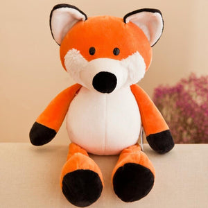 Planet Gates 25cm Soft Animal World Plush Toys Lion Elephant Fox Raccoon Giraffe Forest Animals Appease Playmate Calm Doll Christmas Gifts