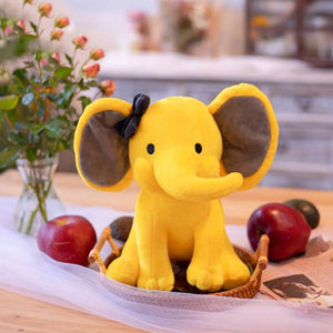 Planet Gates 25cm / Yellow Elephant Plush Toys Baby Room Decorative Stuffed Dolls for Slepping 25cm Kawaii Animal Child Kids Plushiies Toy Pink Grey Doll