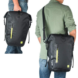 Planet Gates 25L black 25L Cycling Bike Bags MTB Bike Rear Rack Bag Full Waterproof Multifunction Road Bicycle Pannier Rear Seat Trunk Bag
