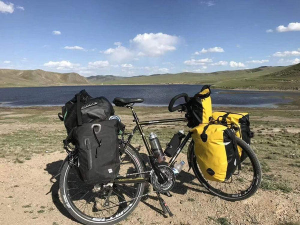 Planet Gates 25L black 25L Cycling Bike Bags MTB Bike Rear Rack Bag Full Waterproof Multifunction Road Bicycle Pannier Rear Seat Trunk Bag