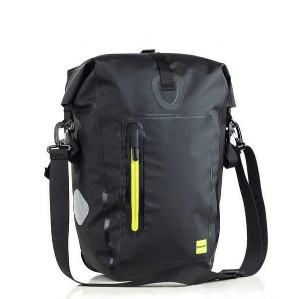 Planet Gates 25L black green 25L Cycling Bike Bags MTB Bike Rear Rack Bag Full Waterproof Multifunction Road Bicycle Pannier Rear Seat Trunk Bag
