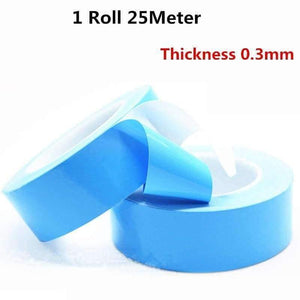 Planet Gates 25M*0.3mm Insulating Heat Dissipation Tape Double Sided Heat Thermal Conductive Thermally Conductive Adhesive Tape