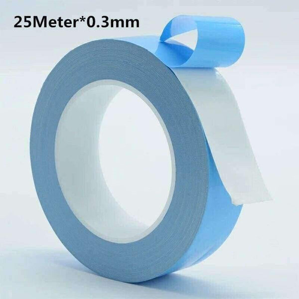 Planet Gates 25Meter  0.3mm thick Heat conduction double sided adhesive tape, light strip, heat radiation resistant insulating tape