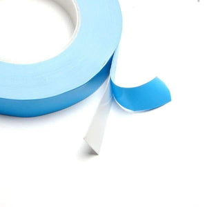 Planet Gates 25meter/Roll 8mm 10mm 12mm 20mm Width Transfer Tape Double Side Thermal Conductive Adhesive Tape for Chip PCB LED Strip Heatsink