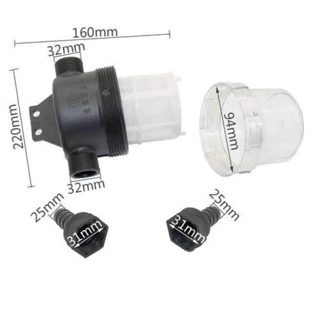 Planet Gates 1 Pc 20mm 25mm 40 Mesh Large Flow Visible Filter Garden Irrigation Agricultural Supplies Transparent Water Pipe Pre-Filter