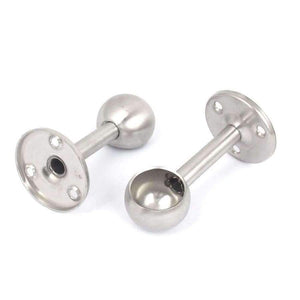 Planet Gates 25Mm 2Pcs Dia Stainless Steels Wardrobe Curtain Clothes Pipe Rod Lever Support Bracket Window-Dressing Hardware For Home