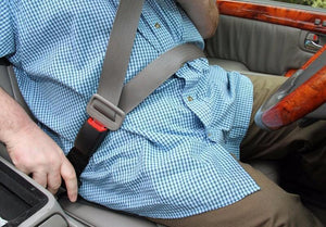 Planet Gates 25mm metal width E24 Safe Certification Car Seat Belt Extender Automotive Seatbelts Extension Safety Belts Clip Extenders For Cars - Black Grey