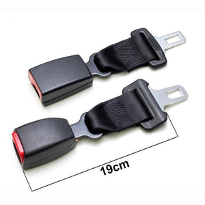 Planet Gates 25mm metal width E24 Safe Certification Car Seat Belt Extender Automotive Seatbelts Extension Safety Belts Clip Extenders For Cars - Black Grey