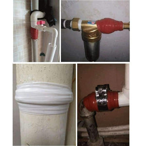 Planet Gates 25mm / Red Slicone Adhesive Tape Waterproof Repair Tape Seal Leaks Single Sided Adhesive Silicone Tape Pipe Seals 25mm 50mm x 1m White Red