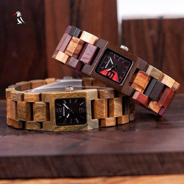 Planet Gates 25mm Small Women Watches Wooden Quartz Wrist Watch Timepieces Best Girlfriend Gifts Relogio Feminino in wood Box
