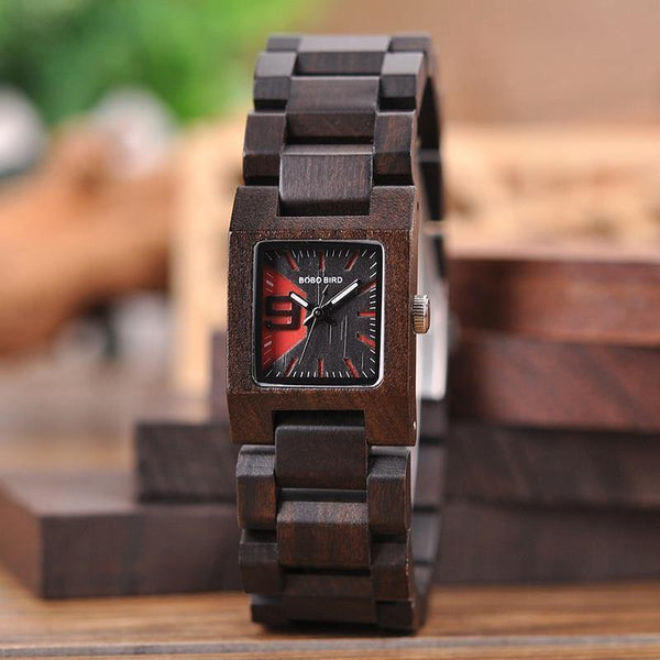 Planet Gates 25mm Small Women Watches Wooden Quartz Wrist Watch Timepieces Best Girlfriend Gifts Relogio Feminino in wood Box
