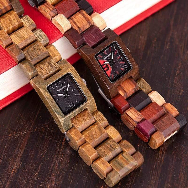 Planet Gates 25mm Small Women Watches Wooden Quartz Wrist Watch Timepieces Best Girlfriend Gifts Relogio Feminino in wood Box