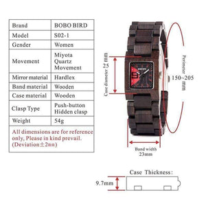 Planet Gates 25mm Small Women Watches Wooden Quartz Wrist Watch Timepieces Best Girlfriend Gifts Relogio Feminino in wood Box