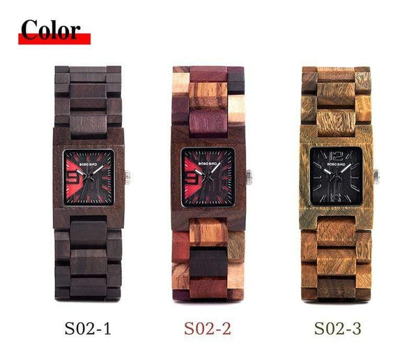 Planet Gates 25mm Small Women Watches Wooden Quartz Wrist Watch Timepieces Best Girlfriend Gifts Relogio Feminino in wood Box
