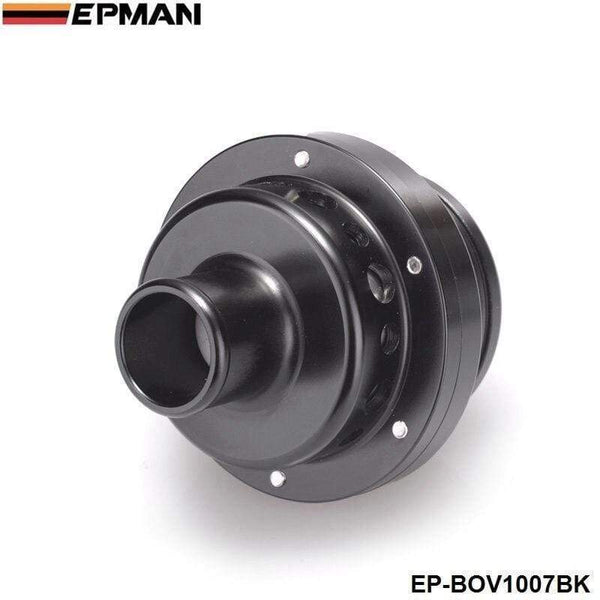 Planet Gates 25MM TURBO BLOW OFF VALVE, DUAL PISTON WITH BLANKING PLUG - UNIVERSAL - BLACK EP-BOV1007BK