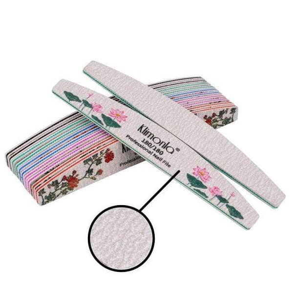 Planet Gates 25pcs 180 Grit 25Pcs Nail File for manicure Nail Supplier for professionals nail tools sets 5 Grit accessories nail salon professional material