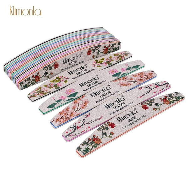 Planet Gates 25Pcs Nail File for manicure Nail Supplier for professionals nail tools sets 5 Grit accessories nail salon professional material