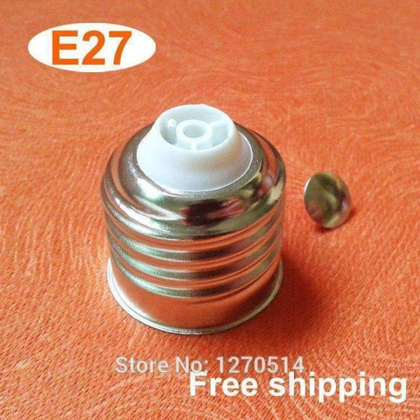 Planet Gates 25piece/lot, LED energy-saving lamp holder E27 screw base socket, DIY Lighting Accessories, Free shipping