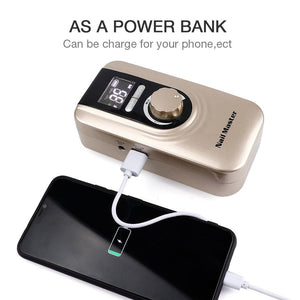 Planet Gates 25W Multi-function 35000RPM Rechargeable Portable Strong Polishing Electric Nail Drill Machine Manicure Pedicure Set Nail Tools