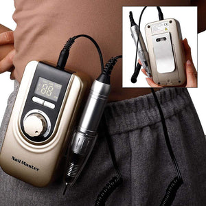 Planet Gates 25W Multi-function 35000RPM Rechargeable Portable Strong Polishing Electric Nail Drill Machine Manicure Pedicure Set Nail Tools