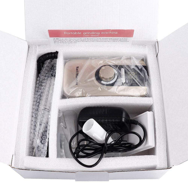 Planet Gates 25W Multi-function 35000RPM Rechargeable Portable Strong Polishing Electric Nail Drill Machine Manicure Pedicure Set Nail Tools