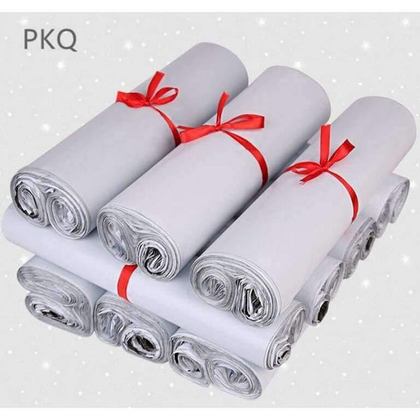 Planet Gates 25x35cm White White Wholesale Bulk Self-Adhesive Mail Packaging Poly Mailer Package Shipping Plastic Mailing Bag By Envelope Courier Supplies