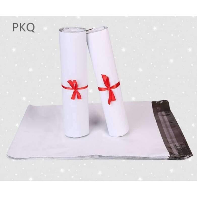 Planet Gates 25x35cm White White Wholesale Bulk Self-Adhesive Mail Packaging Poly Mailer Package Shipping Plastic Mailing Bag By Envelope Courier Supplies