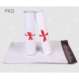 Planet Gates 25x35cm White White Wholesale Bulk Self-Adhesive Mail Packaging Poly Mailer Package Shipping Plastic Mailing Bag By Envelope Courier Supplies