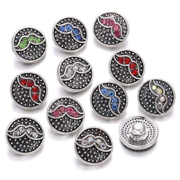 Planet Gates 26 10pcs/lot New Snap Jewelry Tree of Life 12mm Metal Snap Buttons Fit Snap Bracelet Bangles Necklaces
